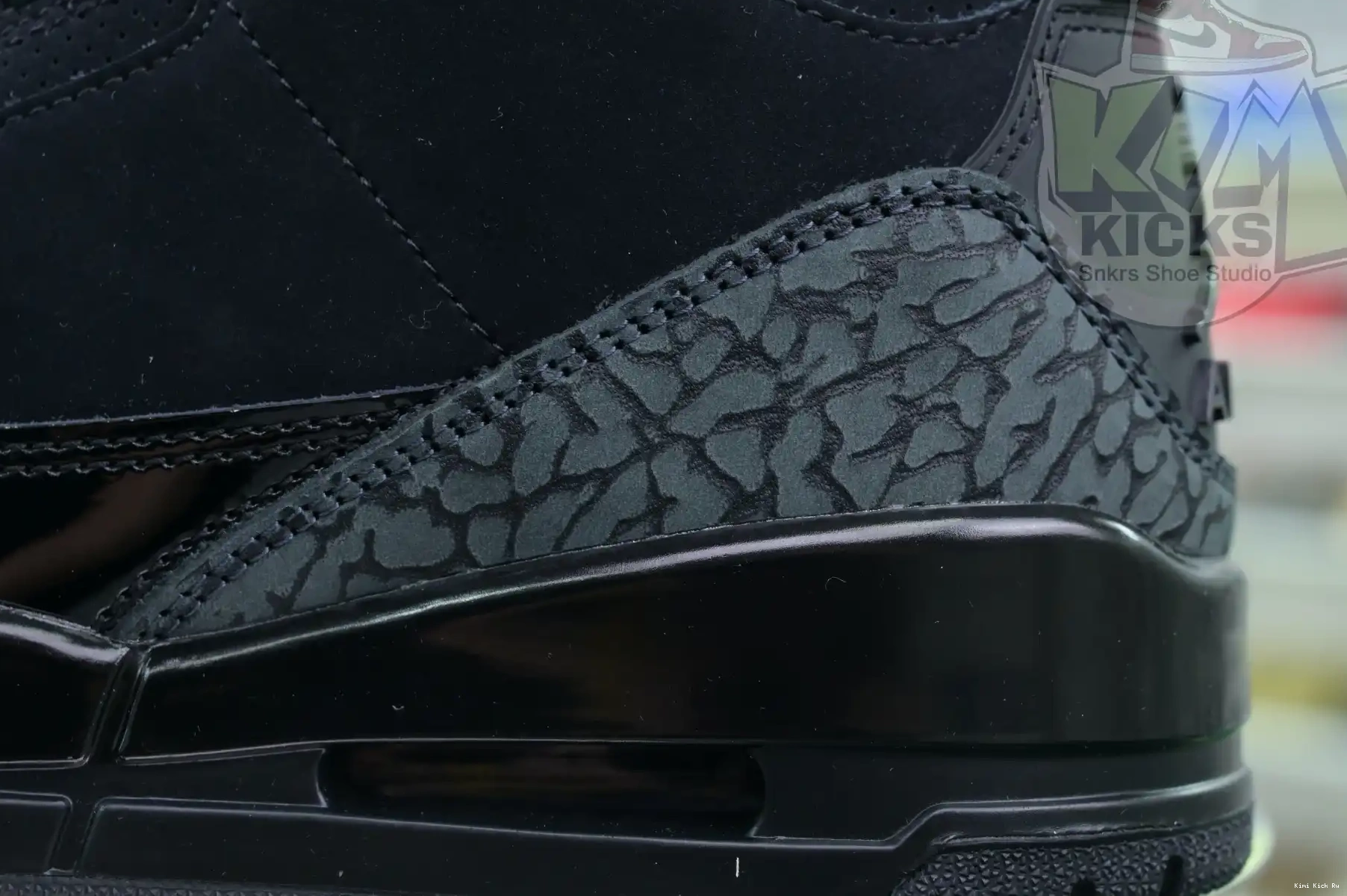 Jordan3“Black Air Jordan Cat” Kimikick 0530